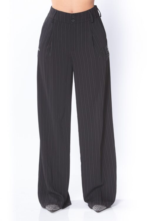 Designed Elegant Sripe Pants UNIFORM