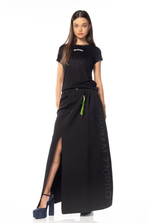 Black Maxi  Skirt   MINIMAL