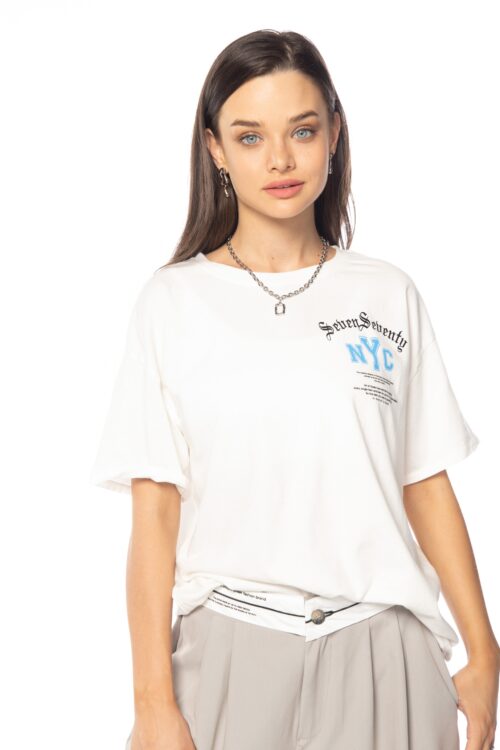  Designed White T- Shirt  NYC