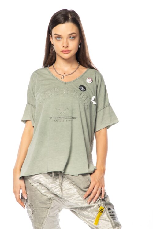  Designed Oversize  T- Shirt  ROCK