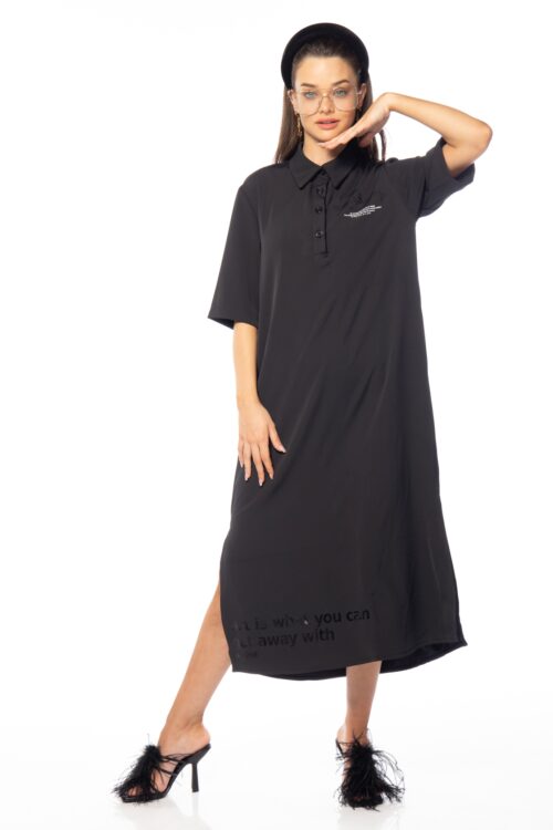 Semi Buttoned Up Dress SEVEN