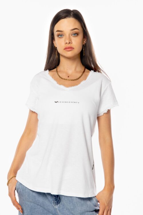 Basic Designed T Shirt  SEVEN