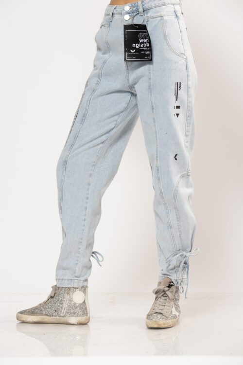 Designed Cargo Denim Pants  770%