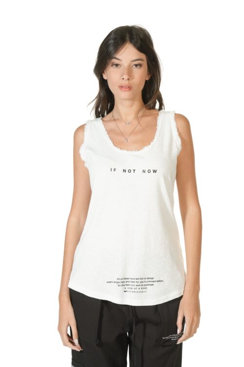  Washed Color Vintage Look Designed  Tank  WANNA BE
