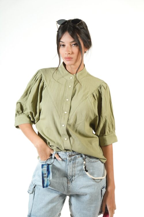 Buttoned up Short  Sleeve Shirt  ONE OF A KIND