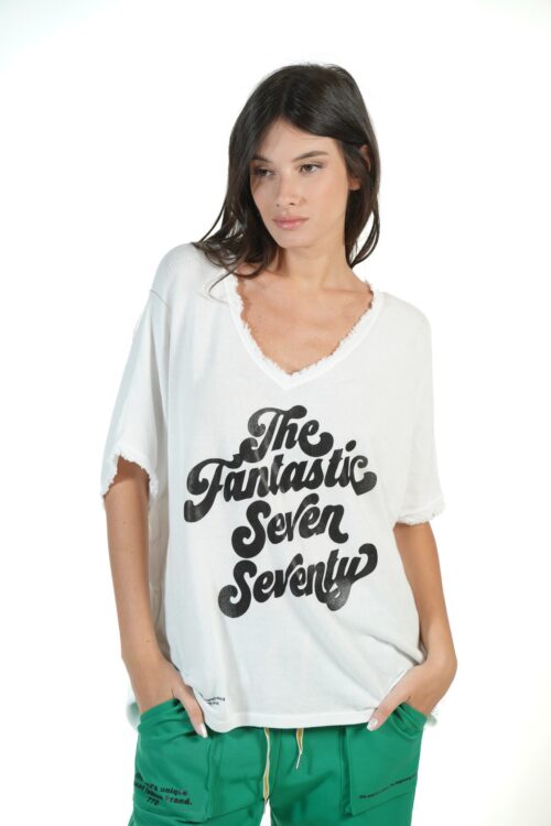 Oversize Designed  T Shirt  FANTASTIC