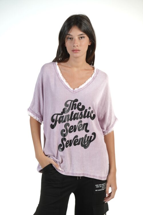 Oversize Designed  T Shirt  FANTASTIC