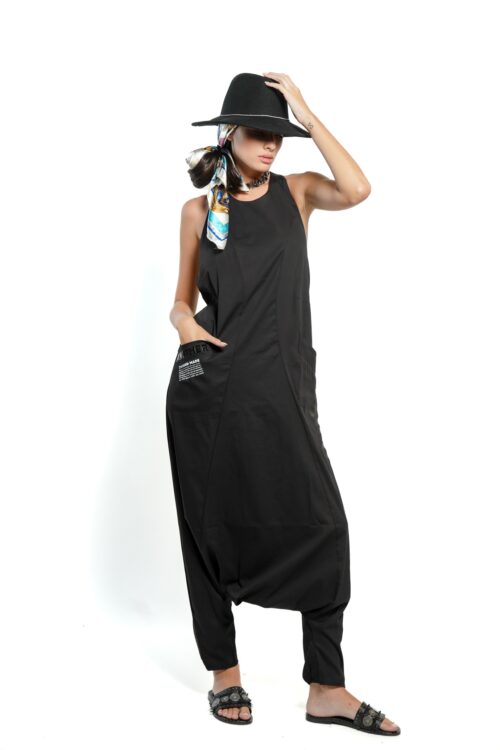 Sleeveless Baggy Designed Overall  HAND MADE