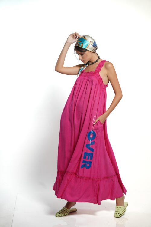 Maxi Boho Style Tank  Dress  OVER