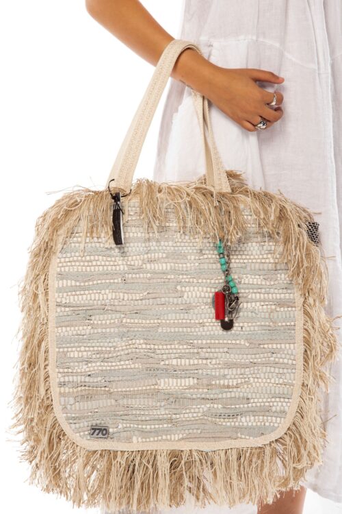 Designed Woven  Hand Bag  SEVEN