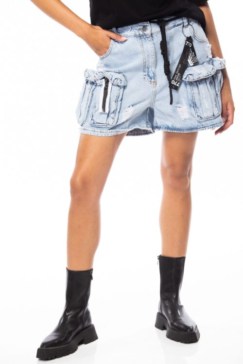 Denim Bermuda Short Cargo Pants 770