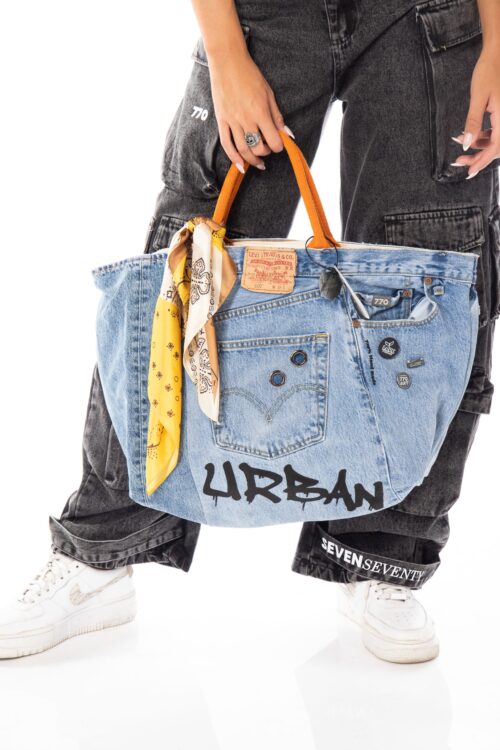 Designed Woven  Hand Bag  SEVEN
