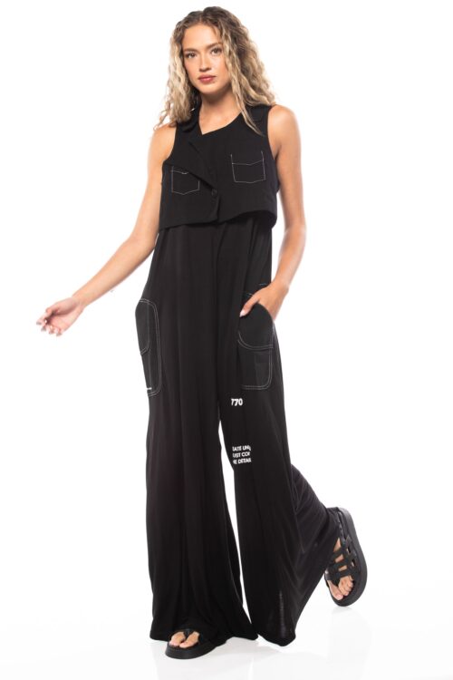Sleeveless Designed Overall  DESIGN
