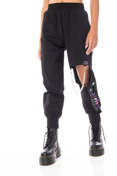 Fine Cotton Stripes Joger Pants  HOLYLAND