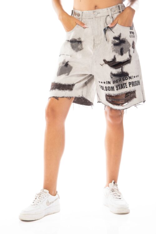 Denim Bermuda Short Cargo Pants STATE