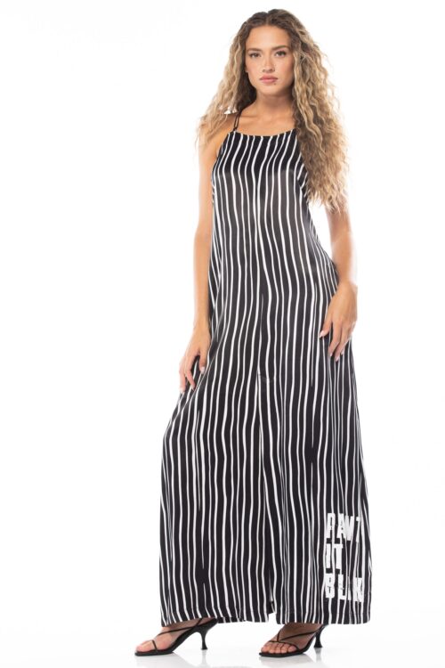  Satin Tank Cut Maxi Dress  PAINT