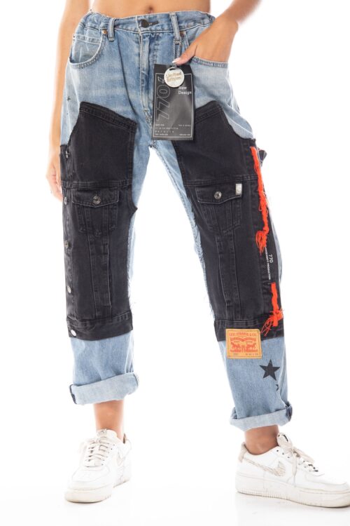 Designed Rare Vintage One of A Kind Denim Pants  770