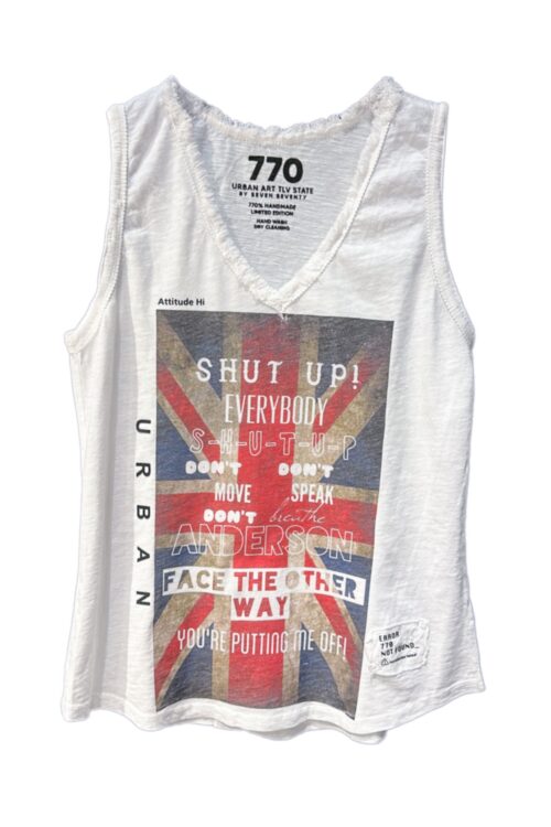  Washed Color Vintage Look Designed  Tank  EVERYBODY