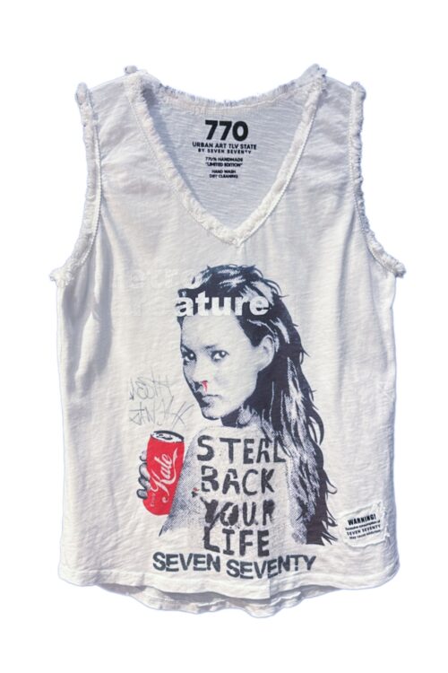  Washed Color Vintage Look Designed Tank  LIFE