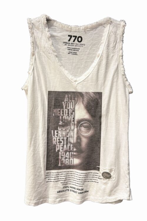  Washed Color Vintage Look Designed  Tank LOVE