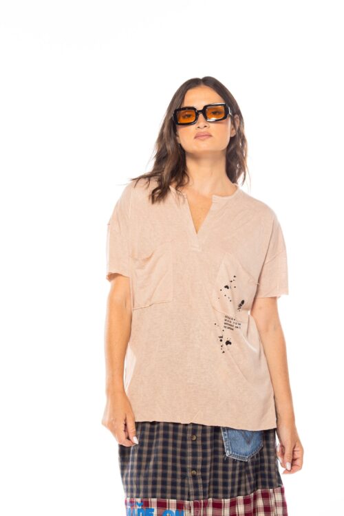 Designed Wide Pocket  T- Shirt  SKULL