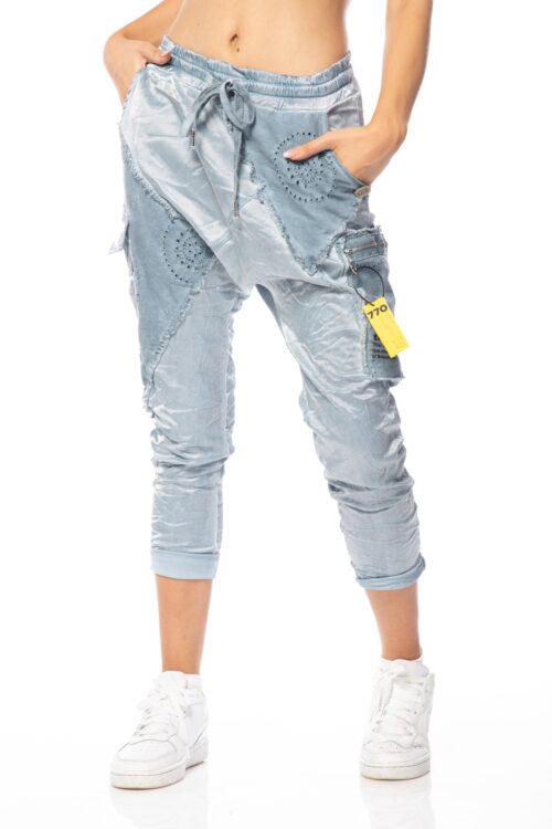Designed Satin Jogger Pants  DIRECTION