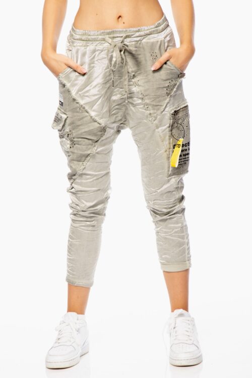 Designed Satin Jogger Pants  DIRECTION