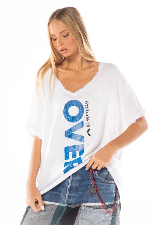 Oversize Designed  T Shirt  OVER