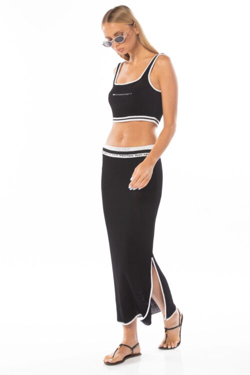 black Two Piece Set  design