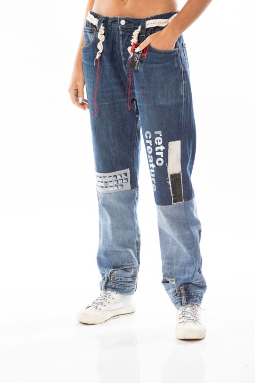 Designed Rare Vintage One of A Kind Denim Pants UNIQUE