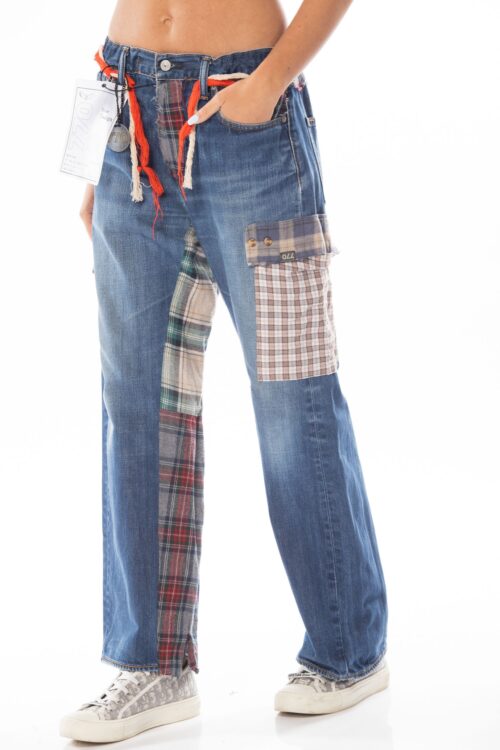 Designed Rare Vintage One of A Kind Denim Pants HOLY LAND