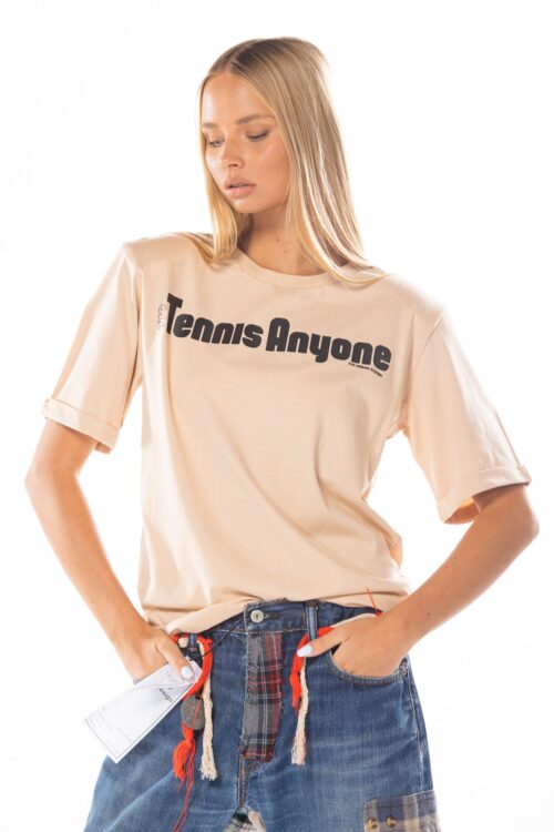 Wide  Designed  T Shirt   TENNIS