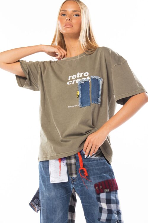 Wide  Designed  T Shirt  LEVEL