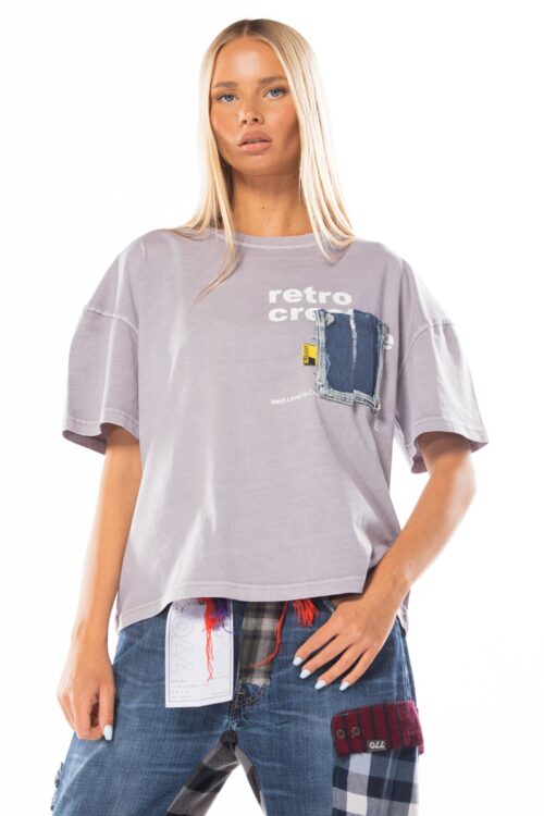 Wide  Designed  T Shirt  LEVEL