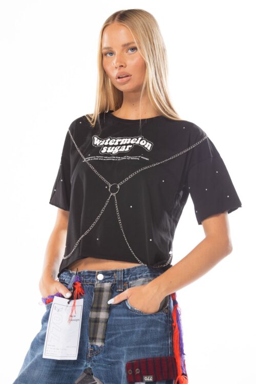 T- Shirt With Chains SUGAR