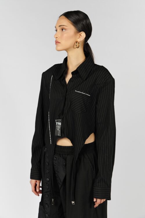 Long Sleeves Crop Top  CREATIVE