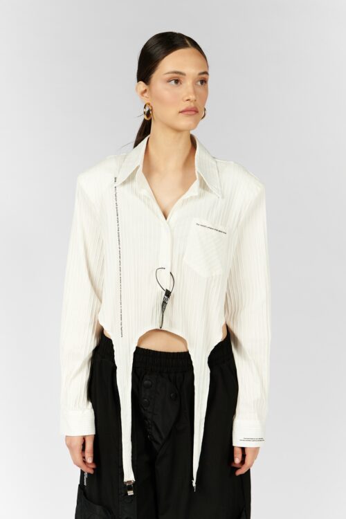Long Sleeves Crop Top  CREATIVE