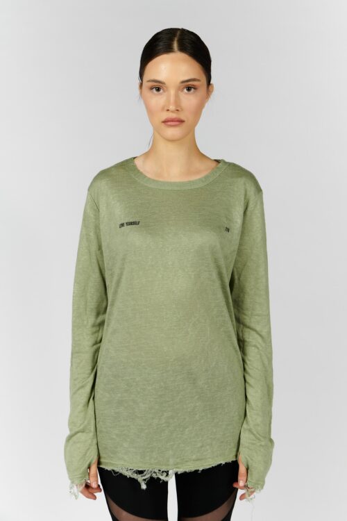  Basic Long Sleeve T Shirt  YOURSELF