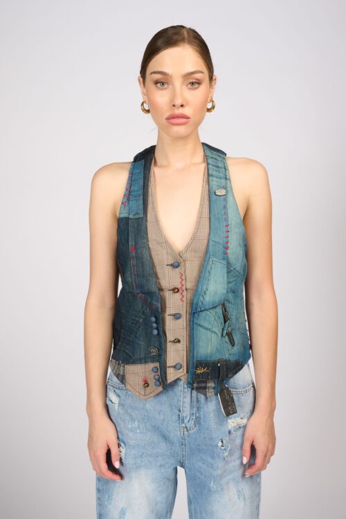 Denim  Vest Top  ONLY