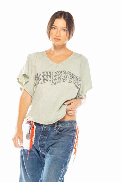 Designed Wide T- Shirt  DRAMA