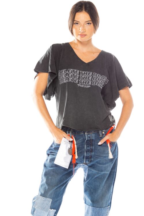 Designed Wide T- Shirt  DRAMA