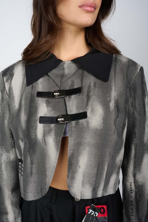Croped Blazer Jacket  TEAM