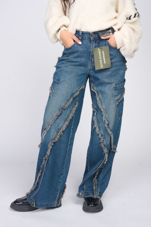 Designed Denim Pants HANDMADE