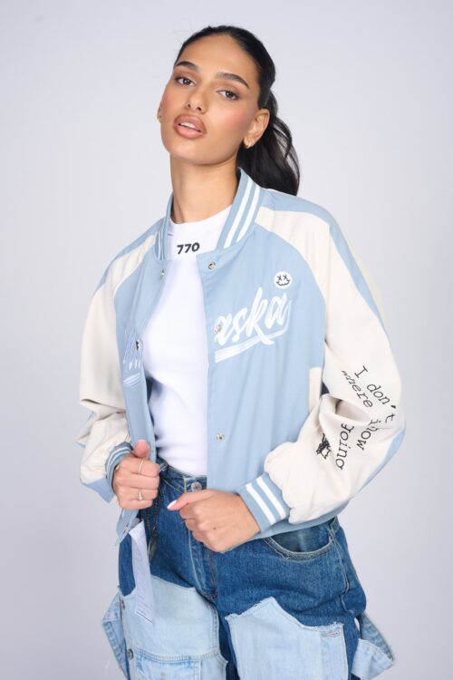 Bomber Baseball Jacket CRASHING