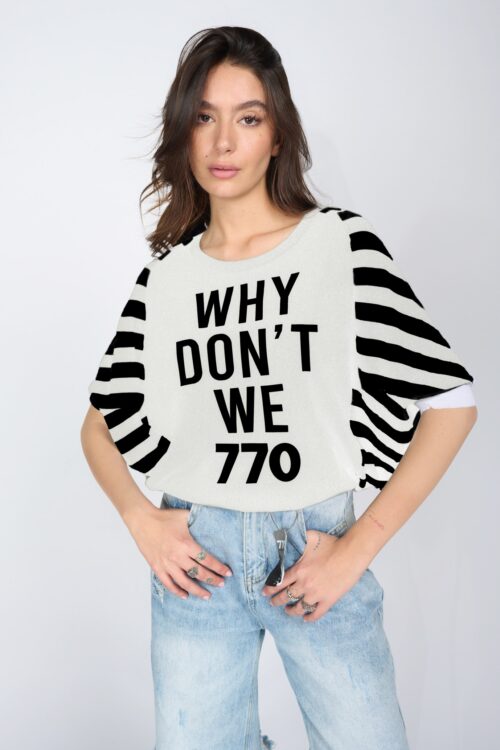 Midi Sleeve Knitted Top WHY