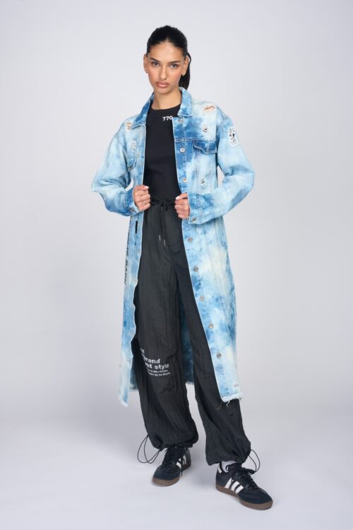Washed Denim Jacket Dress STORY