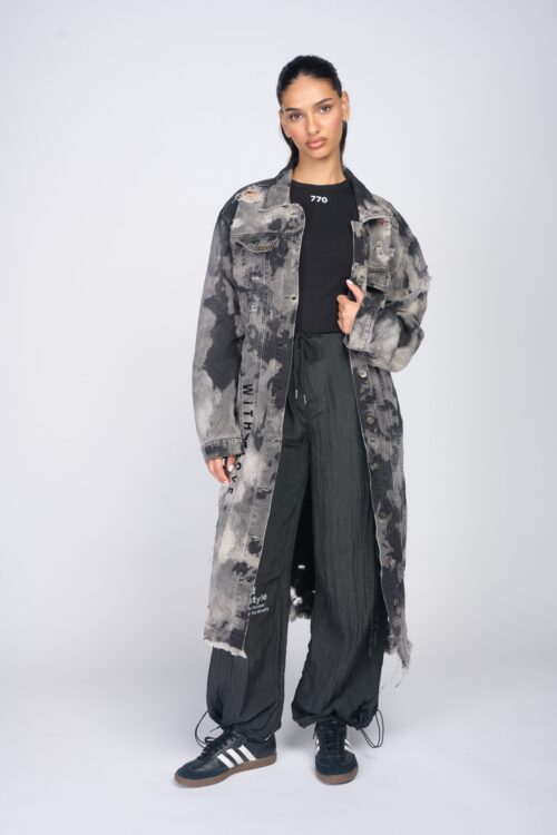 Washed Denim Jacket Dress STORY