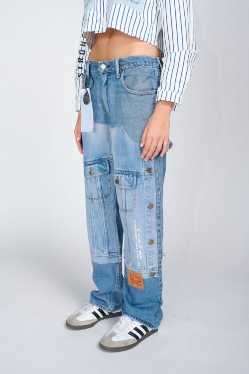 Designed Rare Vintage One of A Kind Denim Pants VINTAGE