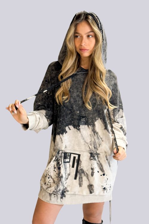 Long Sleeve Washed  Pullover Top  ENERGY