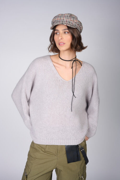 Knit Top V Neckline 770%